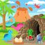 LZDMY Montessori Spielzeug ab 1 Jahr, Holzpuzzle Dino Kinderspielzeug, Greifpuzzle Steckspiel Geschenk Junge und Mädchen 12-36 Monate, Holzspielzeug Baby Puzzle Ostern Geburtstag Weihnachten