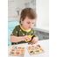 PikatoyZ® Kinderpuzzle ab 1, 2 und 3 Jahre – Montessori Lernspiel mit Waldtieren – Holzpuzzle Steckspiel für Jungen und Mädchen – Geschenkidee für Kinder