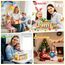 LZDMY Montessori Spielzeug Baby ab 1 Jahr, 6 in 1 Tücherbox Baby ab 6 Monate, Motorikspielzeug 6-12 Monate Kinder, Holzspielzeug Motorikwürfel, Geburtstag Ostern Weihnacht Geschenk Junge Mädchen