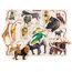 QUOKKA Spielzeug Puzzle ab 1 2 Jahre - 3 Set Montessori Holz Steckpuzzle für Kinder ab 3 4 - Realistischer Tiere Holzpuzzle ab 2 Jahre - Lernspielzeug für Mädchen and Jungen