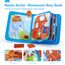 hahaland Quiet Book ab 1 Jahr - Arche Noah Bibelgeschichte, 18 Klassische Aktivitäten Busy Board Fördert Feinmotorik, Kinderbuch ab 1 Jahr Taufe Geschenk, Busy Book Montessori Spielzeug ab 1 2 3 Jahr