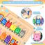 Spielzeug ab 3 4 Jahre Mädchen Junge Kinder Magnetspiel Labyrinth Montessori Spielzeug ab 3 Jahre Geschenk Mädchen Mädchen Junge Kind 3 4 Jahre Sortierspiel Holz Zahlen und Farben Lernspielzeug
