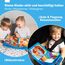 hahaland Quiet Book ab 1 Jahr - Arche Noah Bibelgeschichte, 18 Klassische Aktivitäten Busy Board Fördert Feinmotorik, Kinderbuch ab 1 Jahr Taufe Geschenk, Busy Book Montessori Spielzeug ab 1 2 3 Jahr