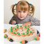 EACHHAHA Montessori Spielzeug, Memory Schach Holz,Memory Spiel,Verbessert das Gedächtnis und die Farbwahrnehmung,Geburtstagsgeschenke für Mädchen und Jungen(Karotte)