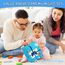 KMTJT Motorikwürfel ab 1 Jahr | Motorikspielzeug ab 1 Jahr | Aktivitätswürfel Steckspiel Holz ab 12 18 Monate Baby | Geschenk Mädchen Jungen | Kinder Montessori Holzspielzeug ab 1 2 3 Jahr (Blau)