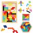 EACHHAHA Montessori Spielzeug ab 4 Jahre,3 in 1 Tangram Holzpuzzle kinder,Kreativ Lernspielzeug,Fördert räumliche Vorstellungskraft und logisches Denken, Geschenkidee für Kinder