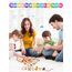 DealKits Fädelspiel ab 2 Jahren, Montessori Spielzeug Lernspiel Holzspielzeug, 42 Stück Holzperlen Fädelperlen zum Auffädeln, Geburtstagsgeschenk für 1-3 Kleinkinder, Adventskalender Füllung
