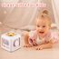 lerrbo Cubo de Actividades Rosa para Niños Pequeños Babyspielzeug für 1 Jahr altes Mädchen Geschenke, Montessori Spielzeug ab 1 Jahr, Reise sensorisches Spielzeug für Kleinkinder