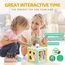Airlab Motorikwürfel Aktivitätswürfel aus Holz, Motorikspielzeug Holzspielzeug ab 1 Jahr, Montessori Activity Center Lernspielzeug Geschenk für Kleinkinder Baby