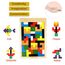 EACHHAHA Montessori Spielzeug ab 4 Jahre,3 in 1 Tangram Holzpuzzle kinder,Kreativ Lernspielzeug,Fördert räumliche Vorstellungskraft und logisches Denken, Geschenkidee für Kinder
