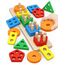 Joozmui Steckpuzzle Holz ab 1 Jahr, Holzspielzeug ab 1 2 Jahr Montessori Spielzeug ab 1 2 Jahr Motorikspielzeug ab 1-3 Jahr Baby Spielzeug 6 9 Monate Sortierspiel Kinderspielzeug