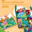hahaland Baby Spielzeug 0 6 Monate Dinosaurier Babybuch, Sensorisches Stoffbuch mit Schwanz,Interaktive Fühlbuch Knisterbuch Babyspielzeug ab 0-6 Monate,Quiet Book Weihnachten Geschenk für Neugeborene
