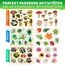Spielzeug Puzzle ab 1 2 3 Jahre - 3X Set Montessori Holz Steckpuzzle für Kinder ab 4 von QUOKKA - Lernspielzeug für Mädchen and Jungen - Pilze, Blumen, Blätter Lernen