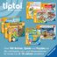 Ravensburger tiptoi Stift und Wörter-Bilderbuch Kindergarten - Lernspielzeug für Kinder ab 3 Jahren - Stylus mit überragender Audioqualität, Akku und Soft-Grip-Hülle - Grün, Orange, Silber - 00113