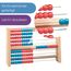 WISSNER® Aktiver Lern-Rechenschieber aus robustem RE-Wood®-Design für mehr Spaß in jeder Mathe-Rechenstunde - Spielend Rechnen Lernen bis 100-25 x 5 x 17cm - Rechenmaschine für Schulkinder