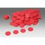 Spielchips rot (100 Stück) aus RE-Plastic® | Zählchips Marker Tokens ø 25 mm