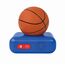 Lexibook, Basketball, Basketball-Nachtlichtwecker, Töne und Melodien, LCD-Bildschirm mit Hintergrundbeleuchtung, beleuchtet, Snooze, blau/orange, RL800BALXB