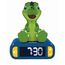 Lexibook - Wecker Nachtlicht Dinosaurier, Uhr, Wecker für Jungen und Mädchen, Snooze, Farbe Blau/Grün - RL800DINOLXB