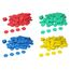 Spielchips rot (100 Stück) aus RE-Plastic® | Zählchips Marker Tokens ø 25 mm