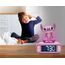 Lexibook, Disney Stitch, Angel Nachtlicht-Wecker, Töne und Melodien, hintergrundbeleuchteter LCD-Bildschirm, Leuchtend, Schlummerfunktion, rosa, RL800D1