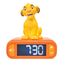 Lexibook, Disney Der König der Löwen, Simba Nachtlichtwecker, Klänge und Melodien, LCD-Bildschirm mit Hintergrundbeleuchtung, Beleuchtung, Schlummerfunktion, gelb/orange, RL800AN