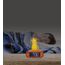Lexibook, Disney Der König der Löwen, Simba Nachtlichtwecker, Klänge und Melodien, LCD-Bildschirm mit Hintergrundbeleuchtung, Beleuchtung, Schlummerfunktion, gelb/orange, RL800AN
