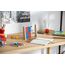 WISSNER® Aktiver Lern-Rechenschieber aus robustem RE-Wood®-Design für mehr Spaß in jeder Mathe-Rechenstunde - Spielend Rechnen Lernen bis 100-25 x 5 x 17cm - Rechenmaschine für Schulkinder