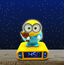 Lexibook, Ich - Einfach unverbesserlich Minions, Bob, Nachtlicht-Wecker, Sounds und Melodien, LCD-Hintergrundbeleuchtung, Leuchtend, Schlummerfunktion, gelb, RL800DES