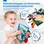 hahaland Babybuch Stoffbuch 2 Stück,Baby Spielzeug ab 0 3 6 Monate,3D Wald & Meerestier Muster Fühlbuch Knisterbuch,Quiet Book für Kinderwagen,Neugeborene Weihnachten Geschenk für Baby Jungen Mädchen