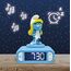 Lexibook, Die Schlümpfe, Die Schlümpfe Nachtlicht Wecker, Töne und Melodien, hintergrundbeleuchteter LCD-Bildschirm, Leuchtend, Snooze, RL800SF