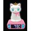 Lexibook - Wecker mit Nachtlicht Kätzchen, Kätzchen-Digitalwecker für Kinder mit Nachtlicht Snooze, Kinderuhr, leuchtendes Katze, Rosa Weiß - RL800KTLXB