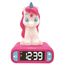 Lexibook - Wecker mit Nachtlicht Einhorn Einhorn-Digitalwecker für Kinder mit Nachtlicht und Snooze, Kinderuhr, leuchtendes Einhorn, rosa Farbe - RL800UNILXB