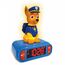 Lexibook - Paw Patrol Wecker mit Nachtlicht und Klingeltönen, Chase-Digitalwecker mit Nachtlicht und Snooze, Uhr, leuchtendes Chase Marshall Hund, Blau/Rot - RL800PALXB