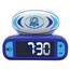 Lexibook, Rugby, Wecker mit Nachtlicht, Sounds und Melodien, hintergrundbeleuchtetes LCD-Display, Leuchtend, Schlummerfunktion, Blau, RL800RG