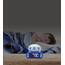 Lexibook, Rugby, Wecker mit Nachtlicht, Sounds und Melodien, hintergrundbeleuchtetes LCD-Display, Leuchtend, Schlummerfunktion, Blau, RL800RG