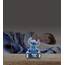 Lexibook, Disney Stitch, Stitch Nachtlicht Wecker, Klänge und Melodien, LCD-Bildschirm mit Hintergrundbeleuchtung, beleuchtet, Schlummerfunktion, Blau, RL800DLXB