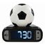 Lexibook - Schwarzer digitaler Fußball-Wecker mit Nachtlicht, Snooze-Funktion, Uhr, aufleuchtendem Fußball - RL800FOLXB