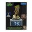Lexibook, Marvel Guardians of the Galaxy, Groot Nachtlicht-Wecker, Töne und Melodien, hintergrundbeleuchteter LCD-Bildschirm, beleuchtet, Schlummerfunktion, grau/braun, RL800GG