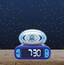 Lexibook, Rugby, Wecker mit Nachtlicht, Sounds und Melodien, hintergrundbeleuchtetes LCD-Display, Leuchtend, Schlummerfunktion, Blau, RL800RG
