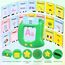 Sprechende Lernkarten Deutsch Lernspielzeug 384 Wörtern Sprechen Lernen Flash Karten Deutsch Lernspiele Sprachspiele Spielzeug ab 2 3 4 5 Jahre, Lernen Alphabet Zahlen Farben Tier Talking Flash Cards