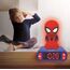 Lexibook - Wecker mit Nachtlicht und Spiderman Klingeltönen Spider-Man-Digitalwecker für Kinder mit Nachtlicht und Snooze, Kinderuhr, leuchtendes Blau Farbe - RL800SPLXB