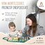 SpielLieb® Montessori Busy Board 3 Jahre - interaktives Activity Board Spielzeug für Kleinkinder - Beschäftigung für Auto & Flugzeug - Ideales Busy Book Geschenk für Entwicklung & Motorik
