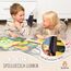 SpielLieb® Montessori Busy Board 3 Jahre - interaktives Activity Board Spielzeug für Kleinkinder - Beschäftigung für Auto & Flugzeug - Ideales Busy Book Geschenk für Entwicklung & Motorik