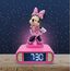 Lexibook, Disney Minnie, Minnie Nachtlicht Wecker, Klänge und Melodien, LCD-Bildschirm mit Hintergrundbeleuchtung, Leuchtend, Snooze, rosa, RL800MNLXB