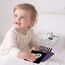beiens High Contrast Baby Flashcard, 80 PCs 160 Seiten Schwarz Weiß Bunte Visuelle Stimulation Lernaktivitätskarte für Babys 0-3-6-12-36 Monaten, 5,5'' x 5,5'' Neugeborenes Spielzeug Babygeschenk