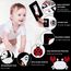 beiens Hohe Kontrast Baby Lernkarten,Schwarzes Weißes Spielzeug für die Entwicklung des Gehirns für Neugeborene,Visuelle Stimulation Lernaktivitätskarten für 0-3 Monate, 20 Stück 40 Seiten 14 * 14 cm