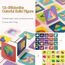 beiens High Contrast Baby Flashcard, 80 PCs 160 Seiten Schwarz Weiß Bunte Visuelle Stimulation Lernaktivitätskarte für Babys 0-3-6-12-36 Monaten, 5,5'' x 5,5'' Neugeborenes Spielzeug Babygeschenk