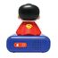 Lexibook, Superman, Superman Wecker mit Nachtlicht, Geräusche und Melodien, Hintergrundbeleuchtetes LCD-Display, Leuchtend, Schlummerfunktion, RL800SU