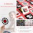 beiens High Contrast Baby Flashcard, 80 PCs 160 Seiten Schwarz Weiß Bunte Visuelle Stimulation Lernaktivitätskarte für Babys 0-3-6-12-36 Monaten, 5,5'' x 5,5'' Neugeborenes Spielzeug Babygeschenk