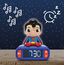 Lexibook, Superman, Superman Wecker mit Nachtlicht, Geräusche und Melodien, Hintergrundbeleuchtetes LCD-Display, Leuchtend, Schlummerfunktion, RL800SU
